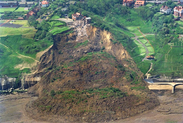 Holbeck Hall Landslide, Scarborough