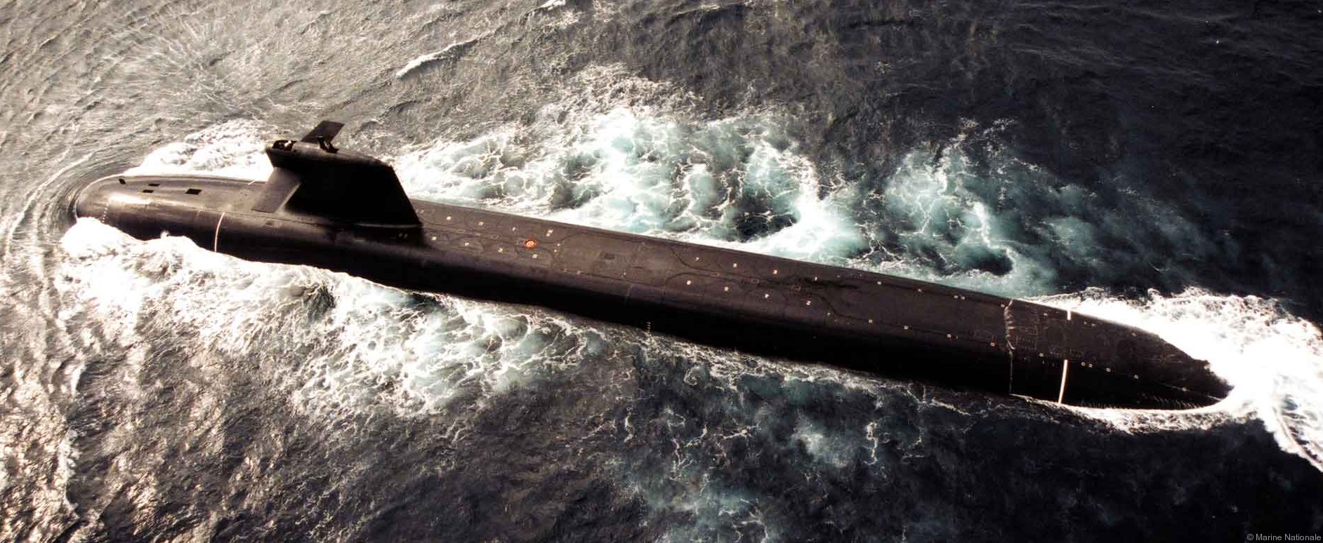 French Le Triomphant class ballistic missile submarine