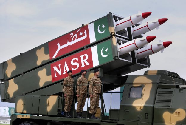 Pakistan's short range nuclear capable NSAR ballistic missile