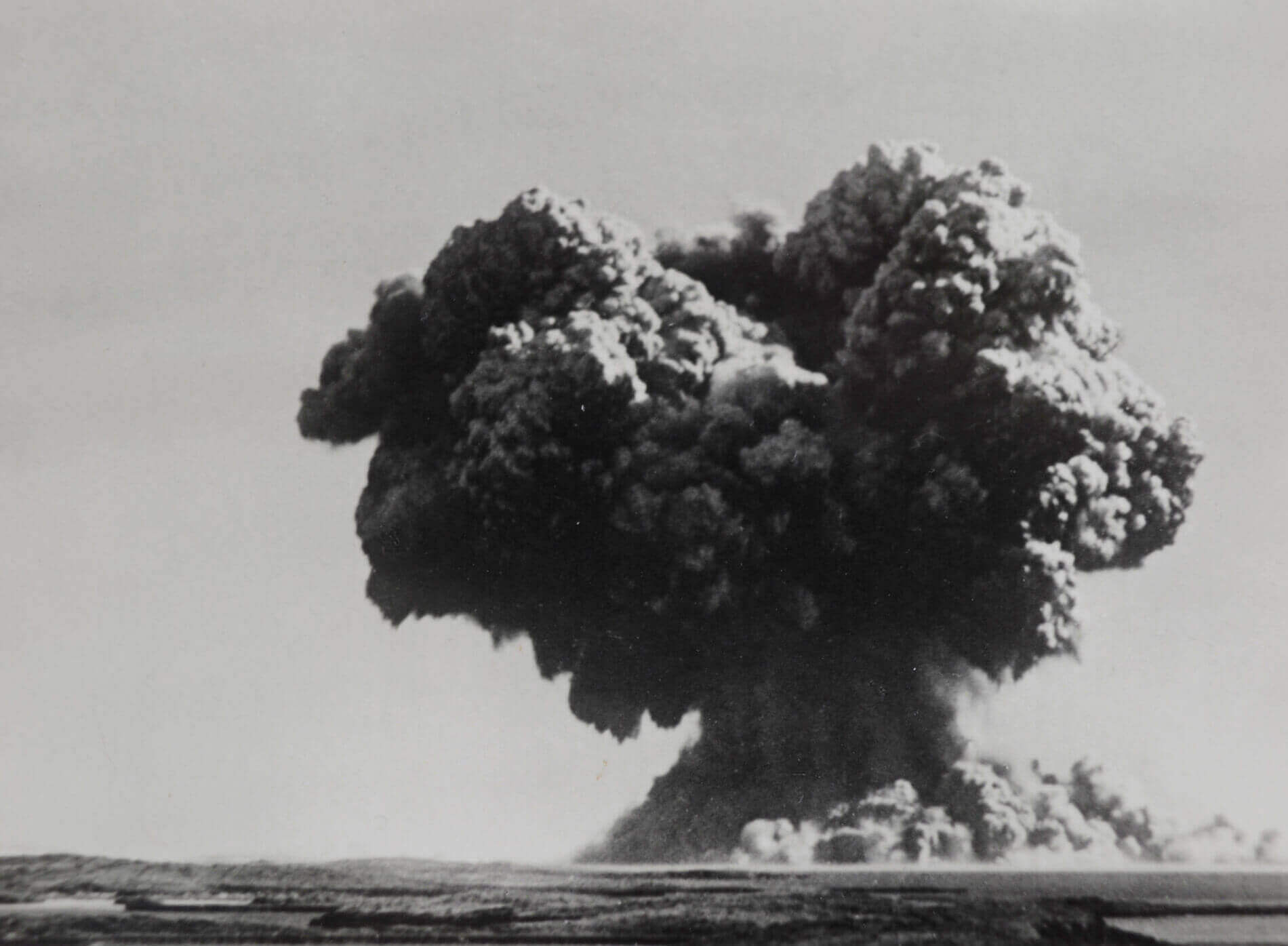 The UK's first nuclear test, code-named Hurricane, 3 October, 1952, Monte Belo Islands, Australia.