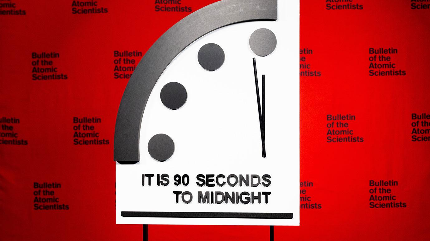 Doomsday Clock 2024 - 90 seconds to midnight!