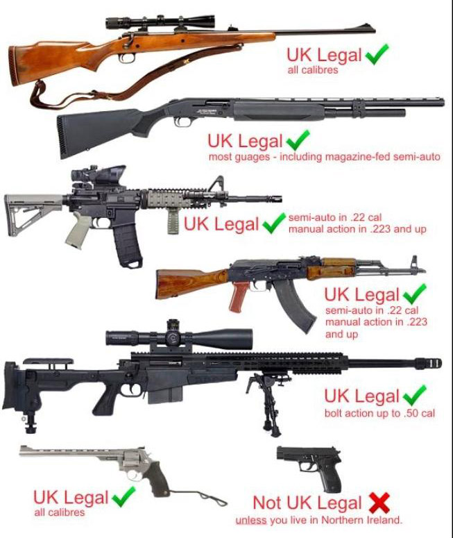 UK permitted guns